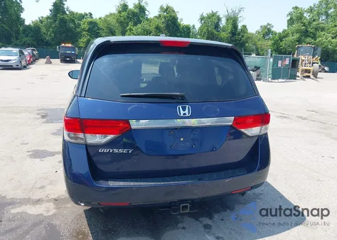 2015 Honda Odyssey Ex-L из США, поврежденный, VIN 5FNRL5H69FB048367